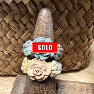 Alashan Flower Rings Size 6 (price is for one)